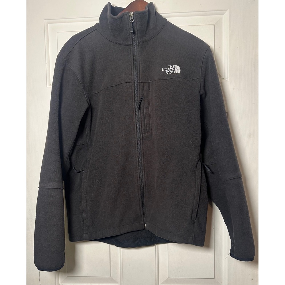 The North Face Windwall Jacket Men's Medium Black Full Zip Outdoor Coat‎